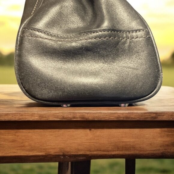 Coach Black Leather Satchel - Picture 5 of 7